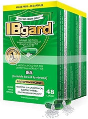 IBgard daily gut health bottle with capsules for easy, everyday IBS support
