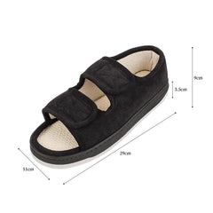 Ibluelover diabetic sandals size 40-41 to 42-43 fit swollen feet