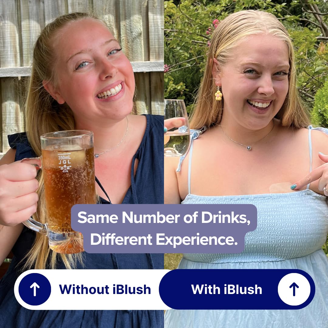 iblush user at a social event using tablets discreetly