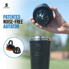 Ice Shaker silicone base reduces sliding and noise when set down.