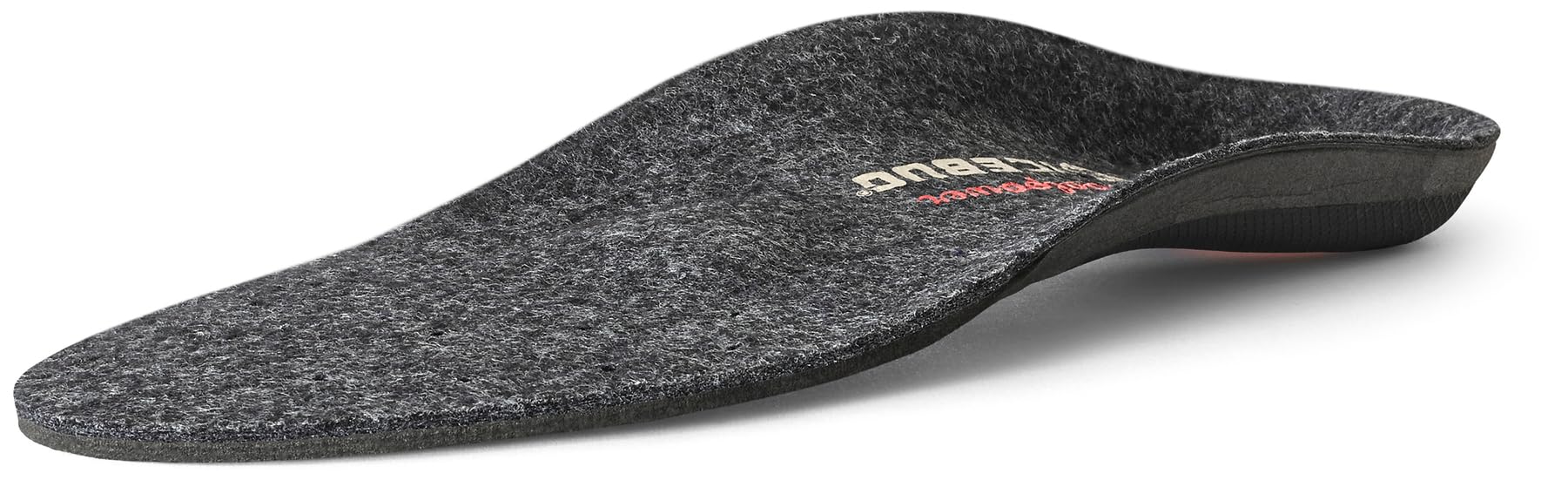 Icebug Comfort Insoles Wool with medial arch focus provides targeted arch support for long wear.