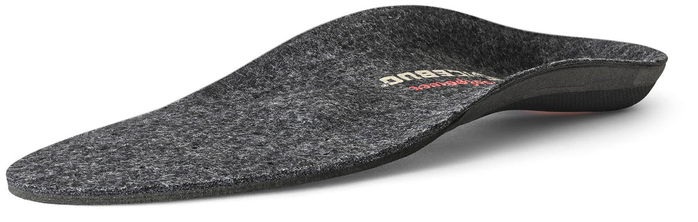 Icebug Comfort Insoles Wool with medial arch focus provides targeted arch support for long wear.