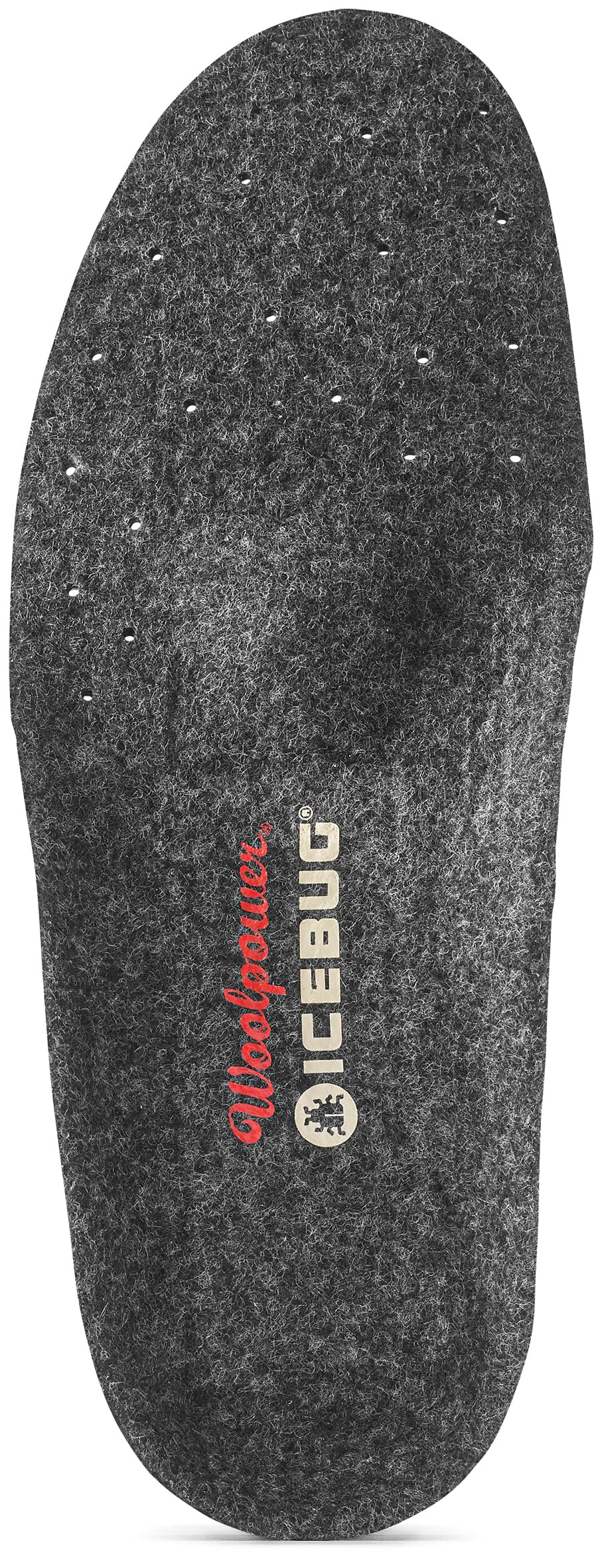 Icebug Comfort Insoles Wool soft cushioning for all-day comfort and impact absorption.