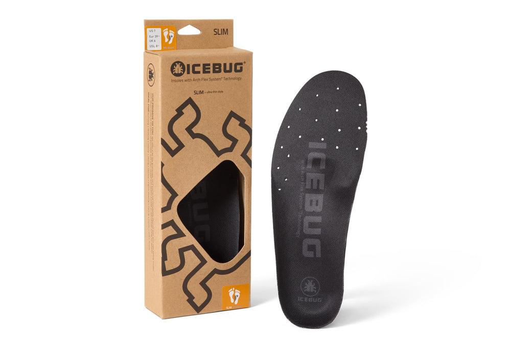 Icebug Slim insole with dynamic arch support for all-day comfort in hiking and everyday shoes