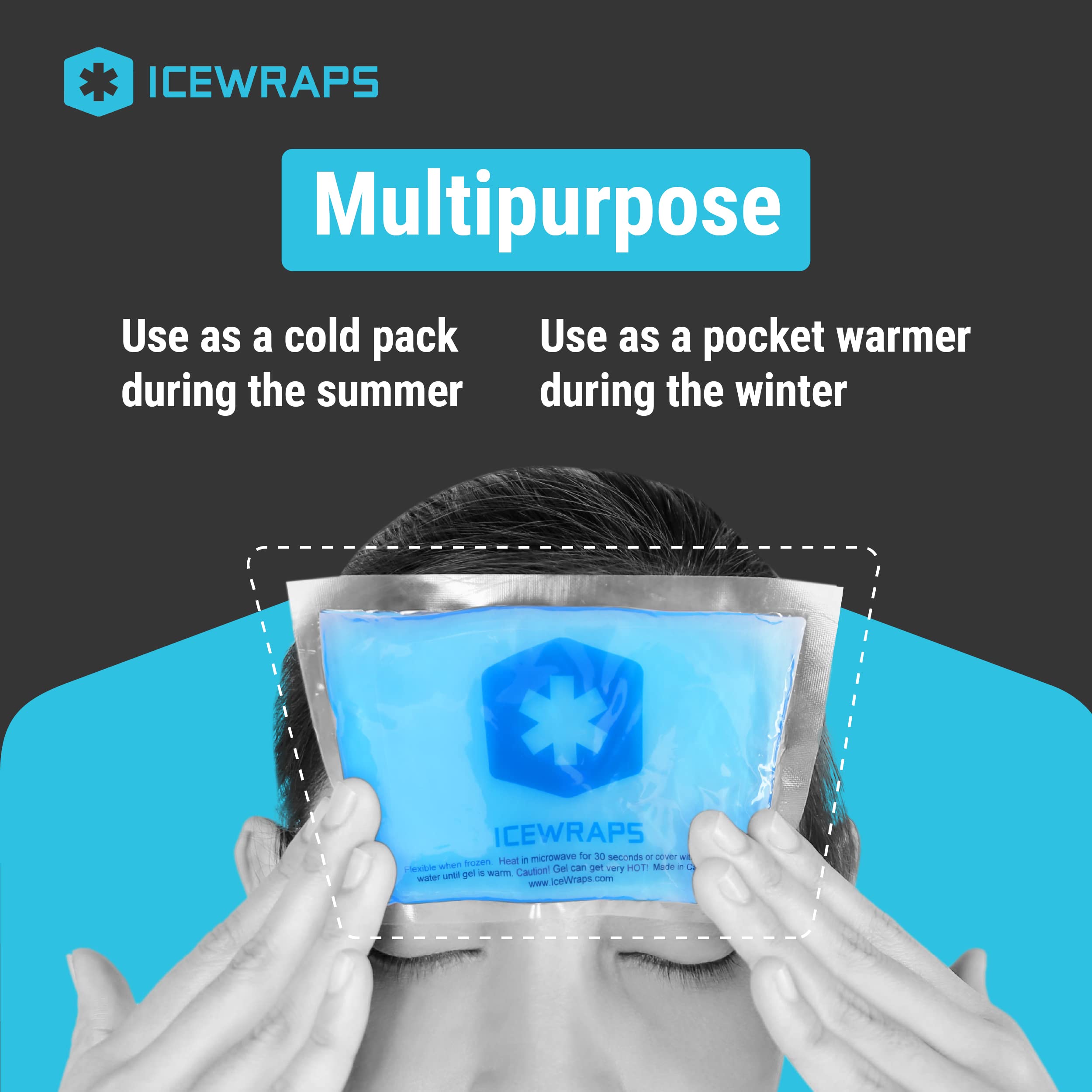 ICEWRAPS heat and freeze capability enables quick temperature-based comfort.