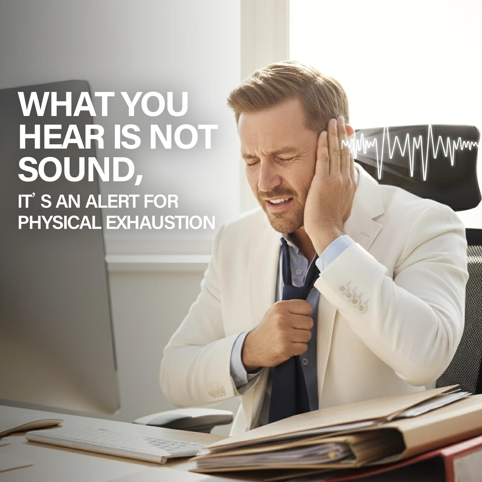 icolorfuled ear health guide card highlights tips for better hearing.