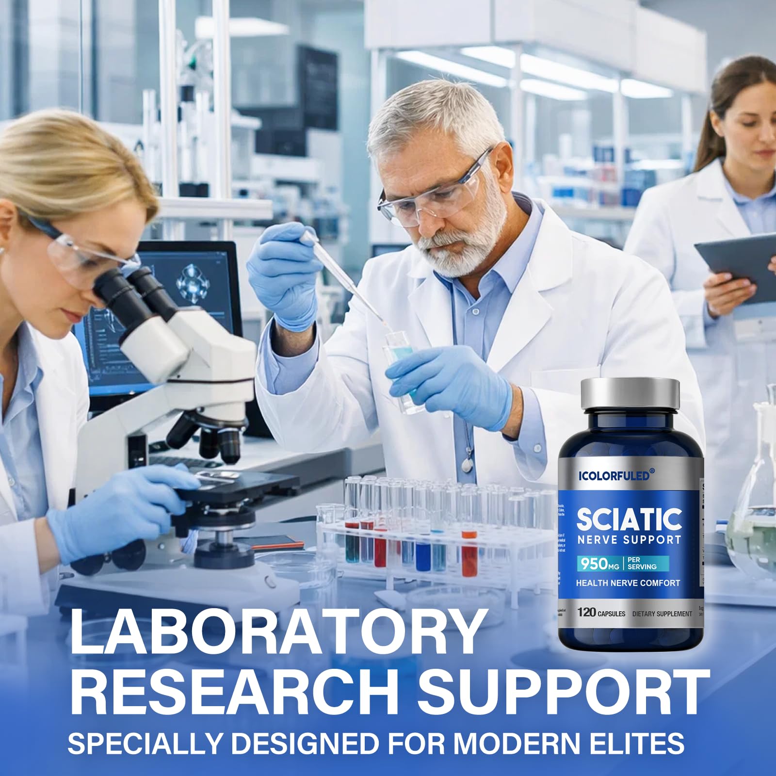 icolorfuled sciatic nerve capsules store display suggesting convenient ongoing use