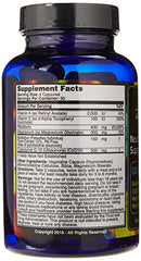 Iconis Migraine Zero bottle side angle indicating 120 capsules for daily use.