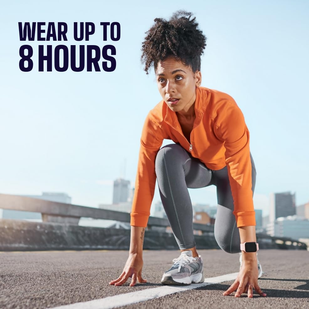 Patch can be worn up to 12 hours for lasting coverage.