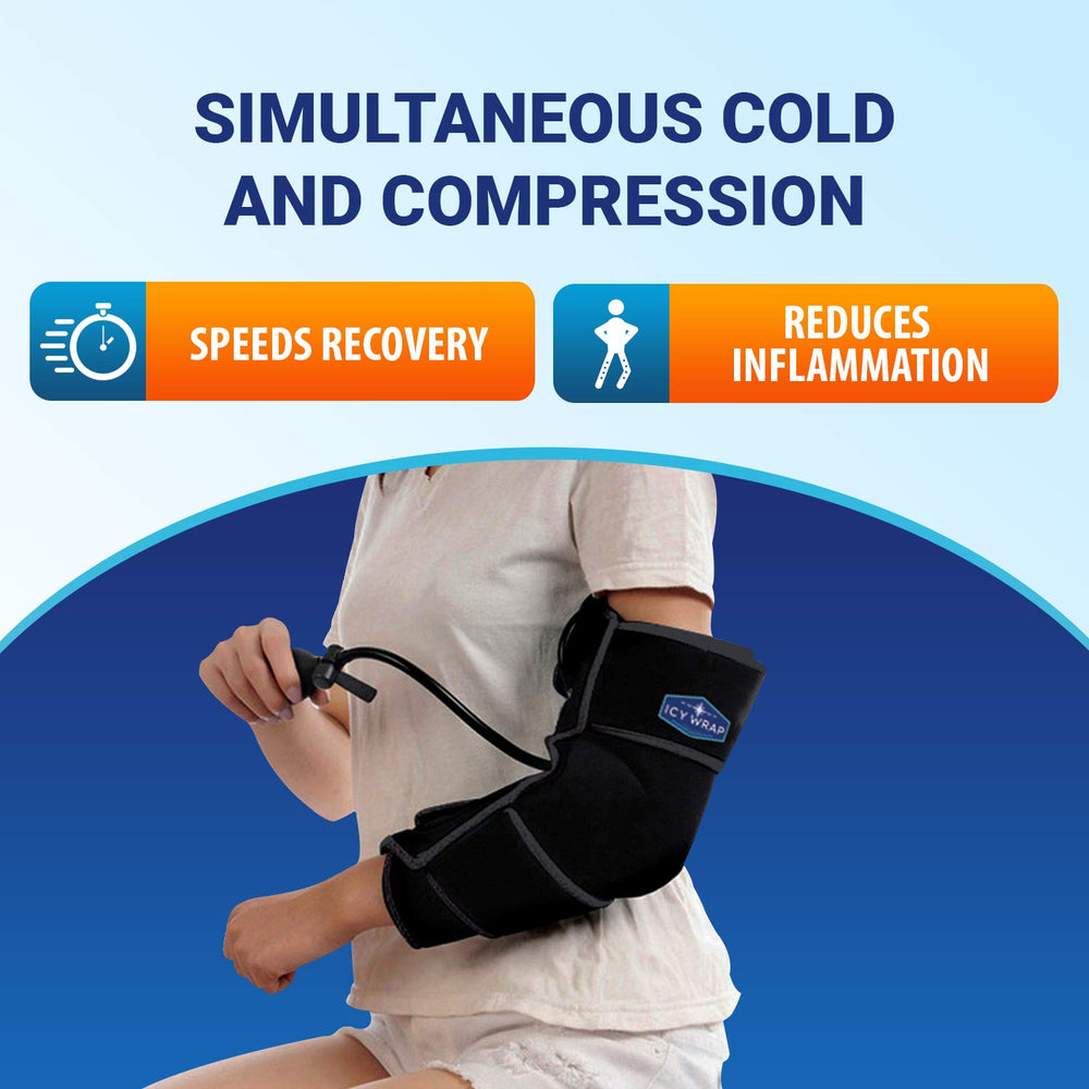Icy Wrap secure straps keep cold therapy in place during activities