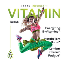 Ideal Infusion B-Bomb packaging emphasizing clean branding