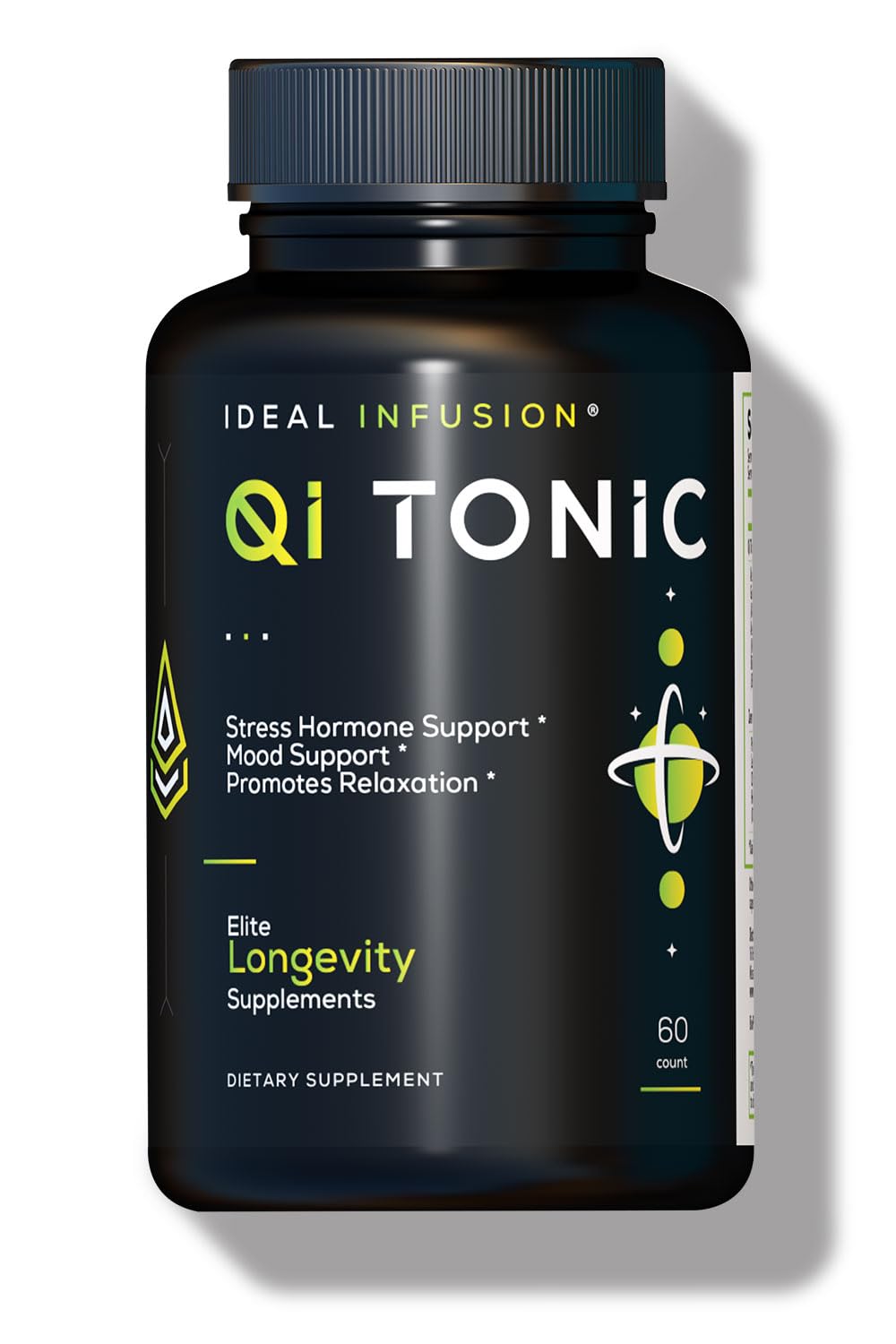 Ideal Infusion cortisol blocker bottle promotes calm focus for busy days.