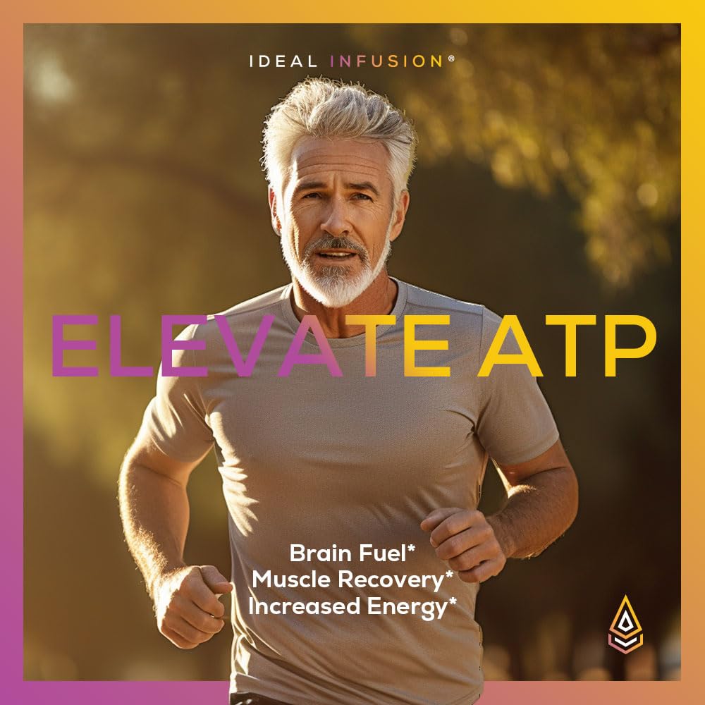 Ideal Infusion ergothioneine supplement scene conveys daily ritual for brain and heart support.