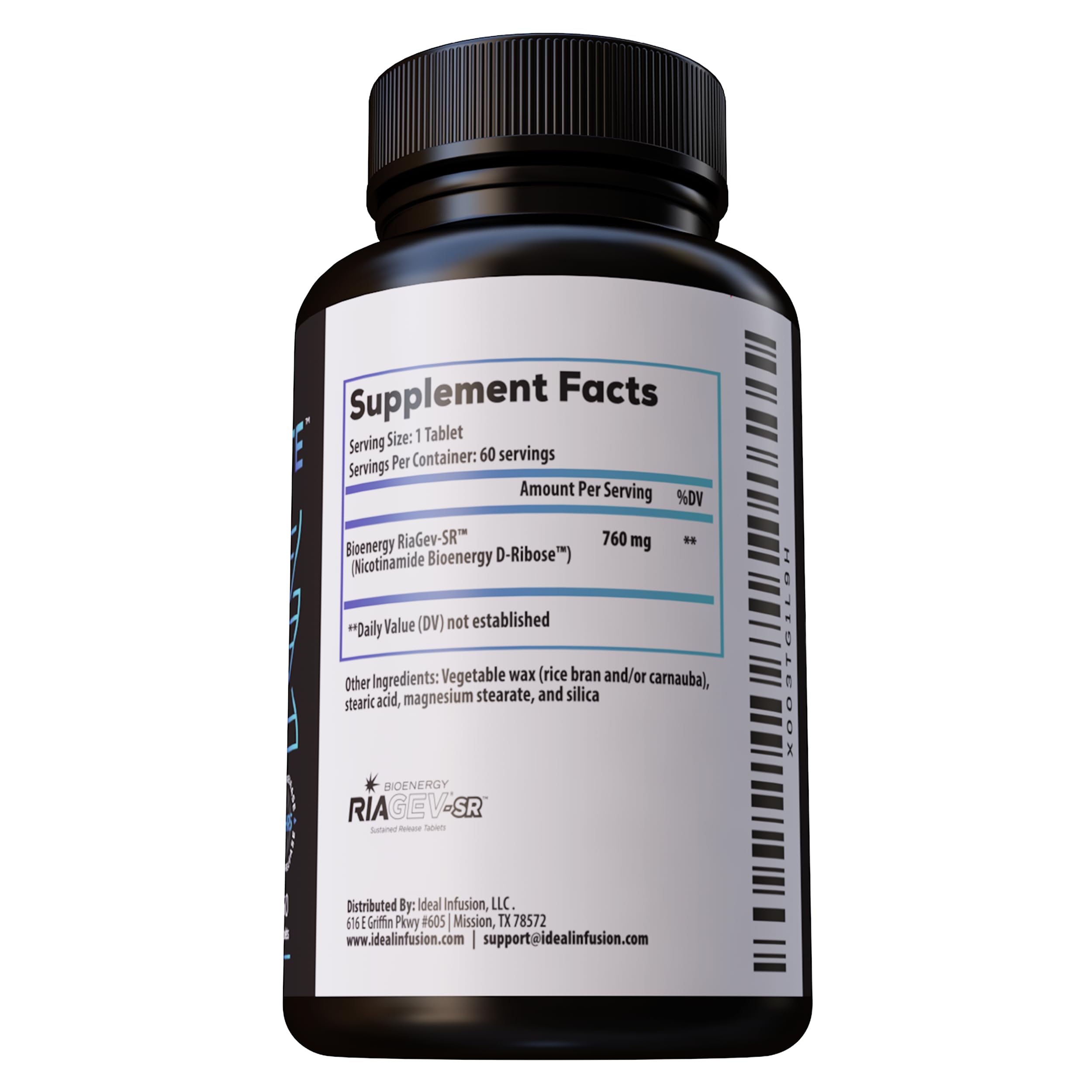 Vegan formula text confirms plant-based supplement preference.