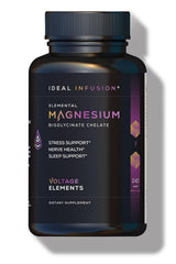 Ideal Infusion Voltage Elements bottle front promoting nightly sleep support.