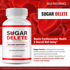 IDEAL PERFORMANCE All Natural Sugar Delete Pills label communicates natural ingredients.