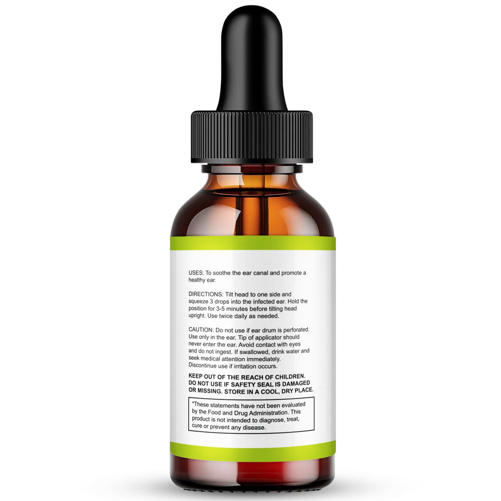 IDEAL PERFORMANCE Bio Calm Pro Tinnitus Drops close-up of all-natural ingredients