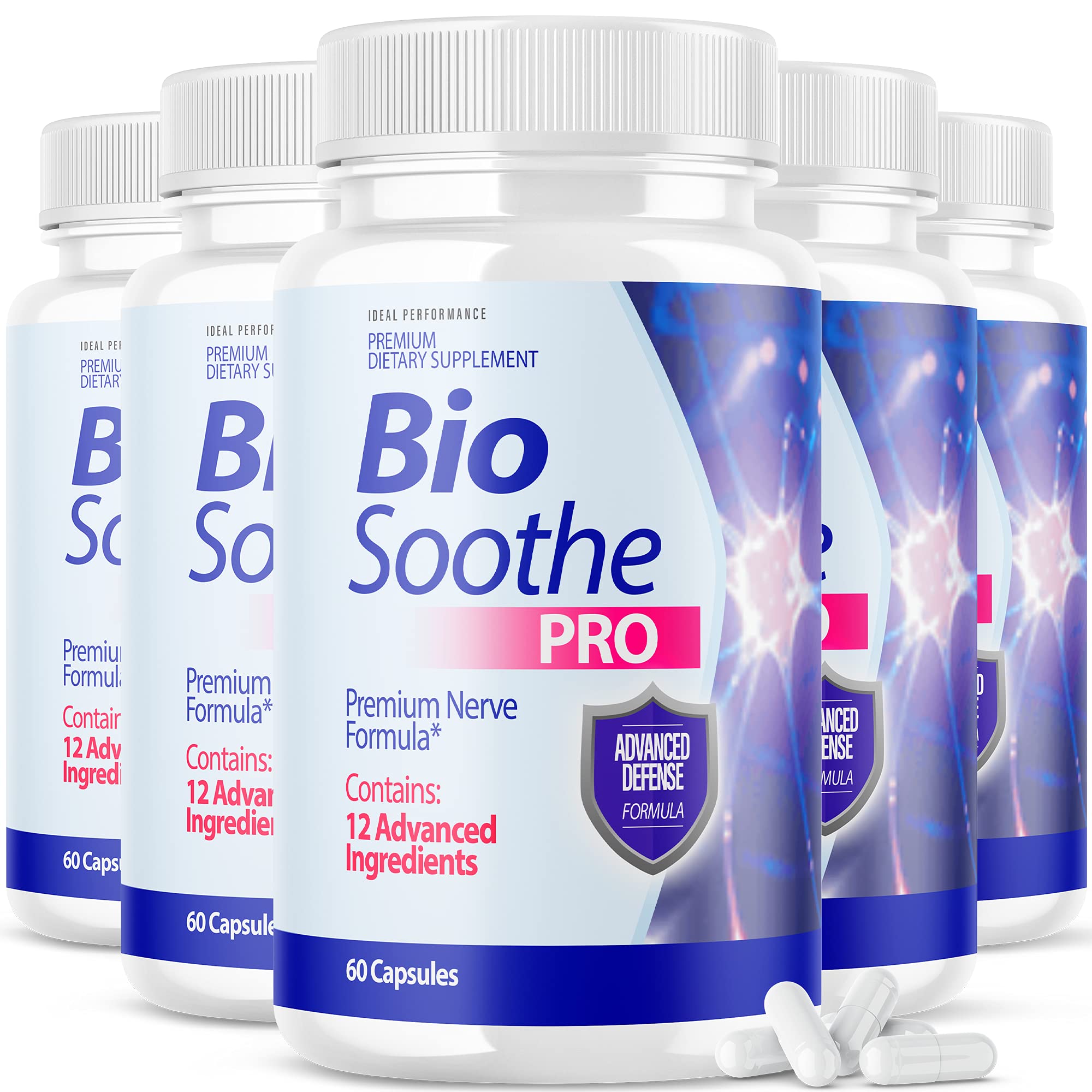 IDEAL PERFORMANCE Biosoothe Pro nerve pain capsules for neuropathy support and daily relief potential