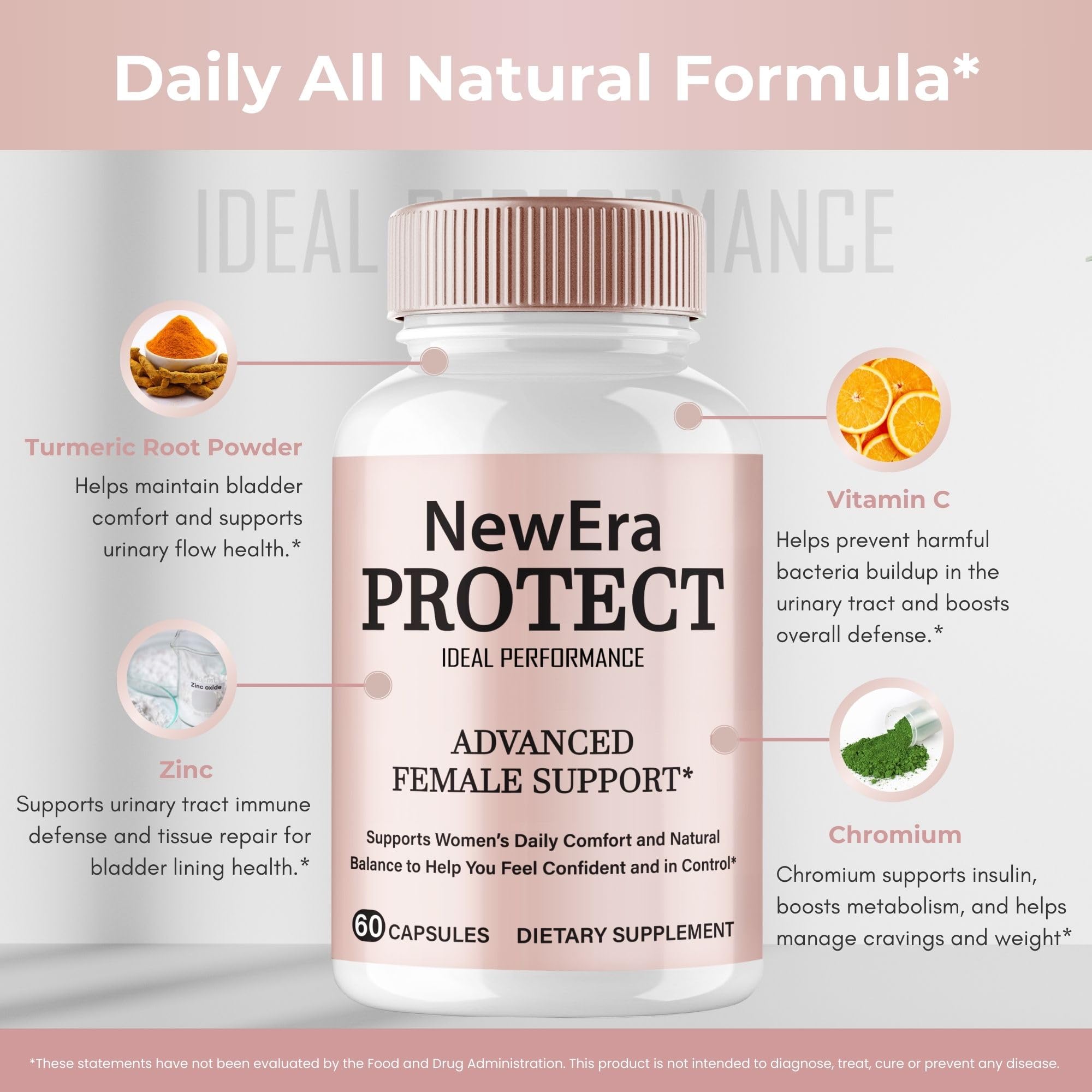 IDEAL PERFORMANCE Bladder-support capsules for women—daily comfort