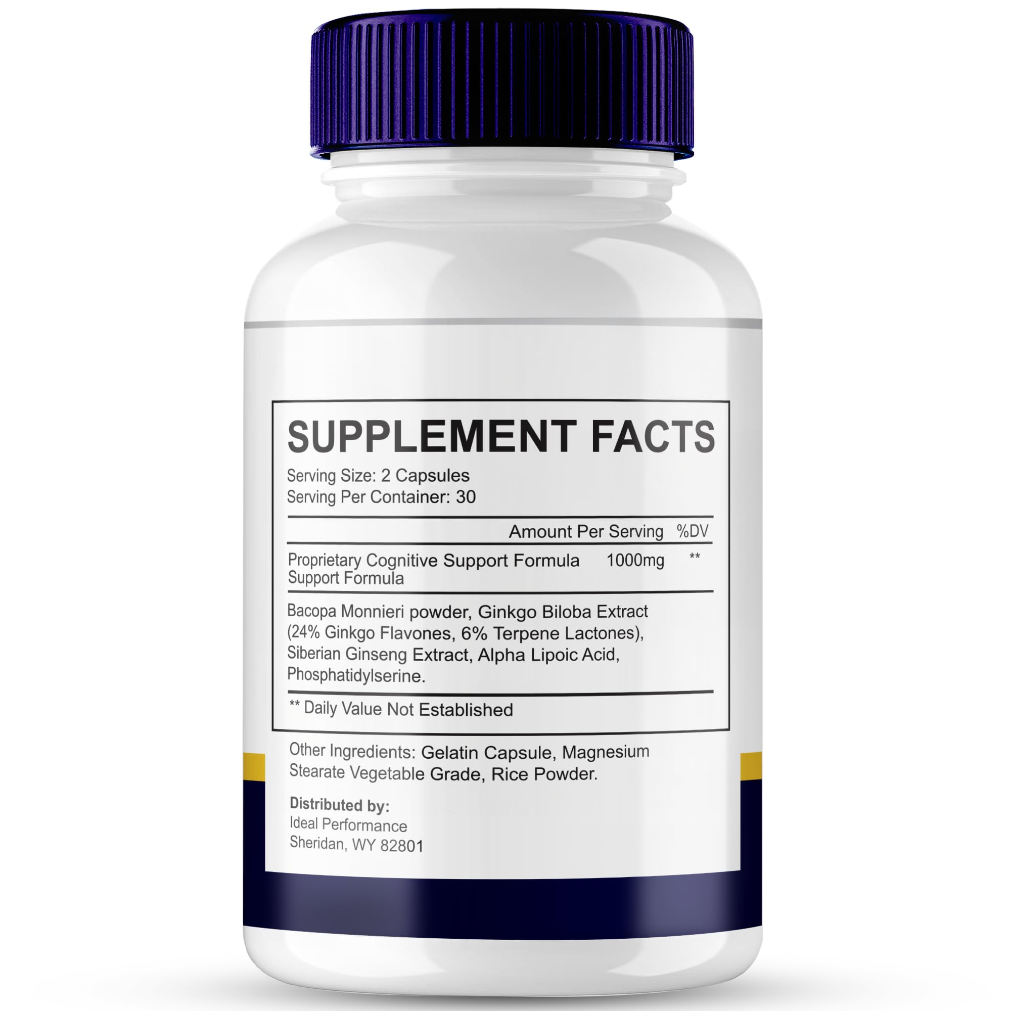 Brain Defender capsules close-up showing easy-to-take daily cognitive support