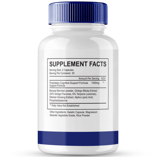 IDEAL PERFORMANCE Brain Savior capsules arranged for easy daily use and focus support.