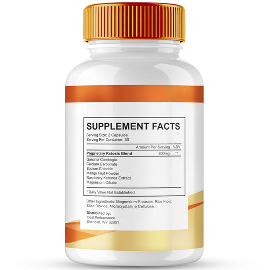 IDEAL PERFORMANCE Burn Peak capsules pack showing convenient daily use for fitness goals.