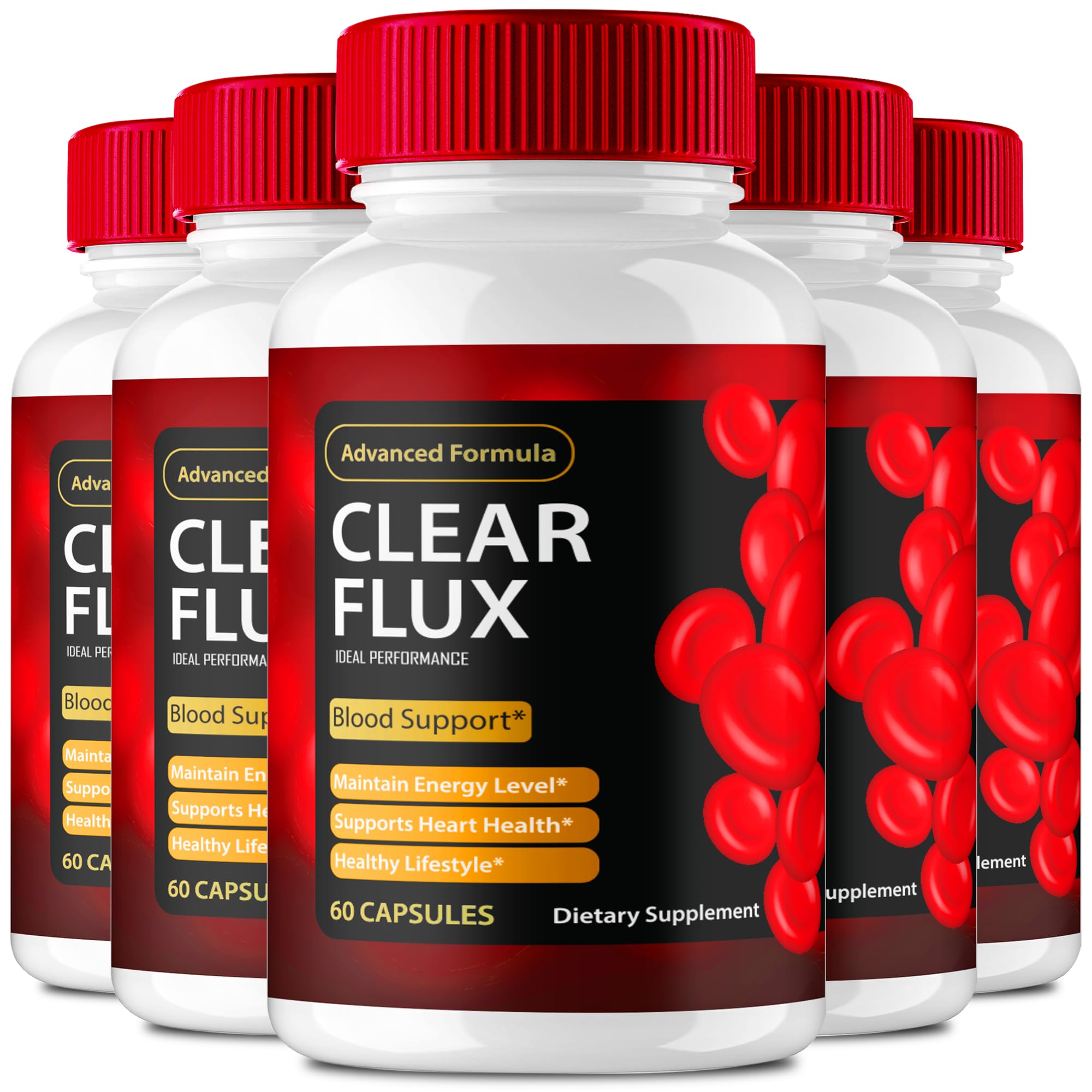IDEAL PERFORMANCE Clear Flux bottle displayed for daily balance