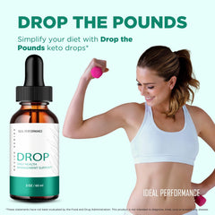 IDEAL PERFORMANCE Drop The Pounds Drops athlete preparing a keto-friendly beverage.