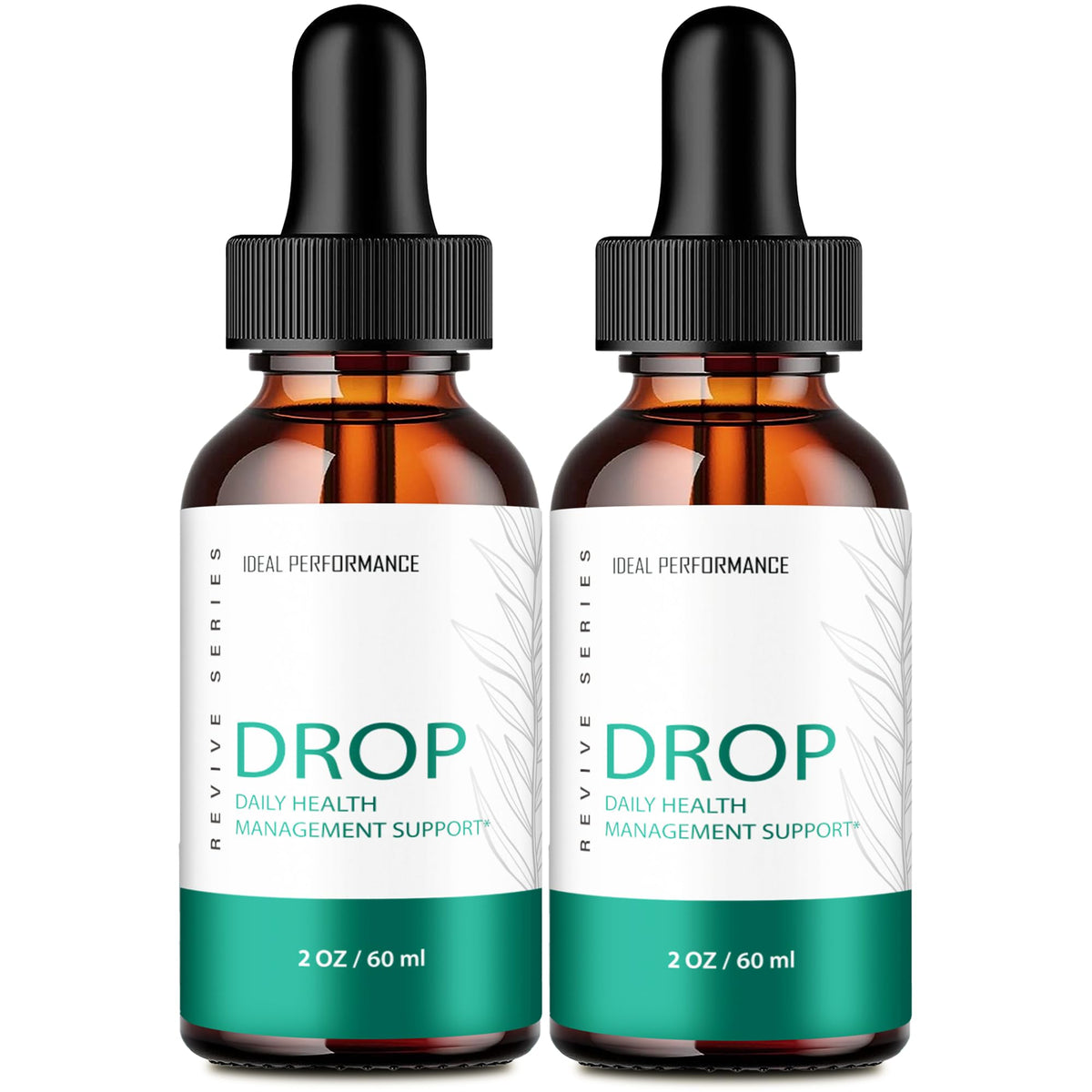 IDEAL PERFORMANCE Drop The Pounds Drops bottle on a clean surface for easy daily use.