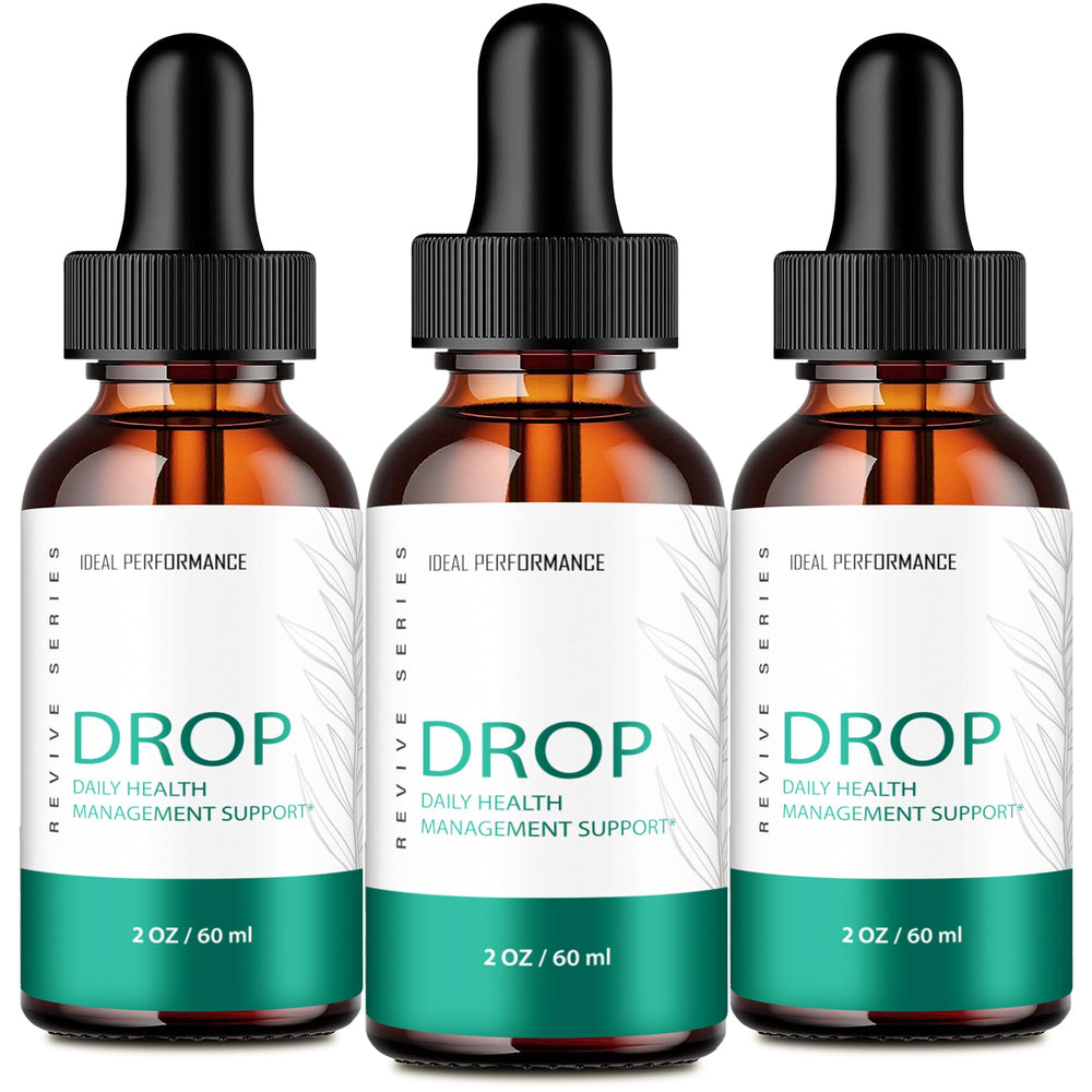 IDEAL PERFORMANCE Drop The Pounds Drops bottle for keto-friendly support during workouts.