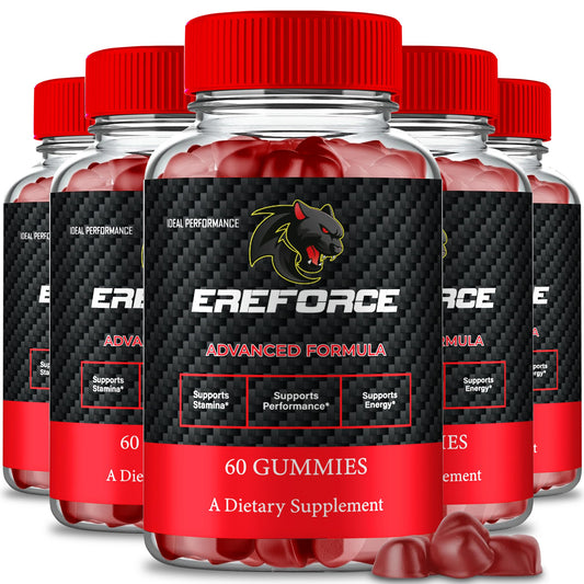 IDEAL PERFORMANCE Ereforce Gummies packaging shows premium design for daily use