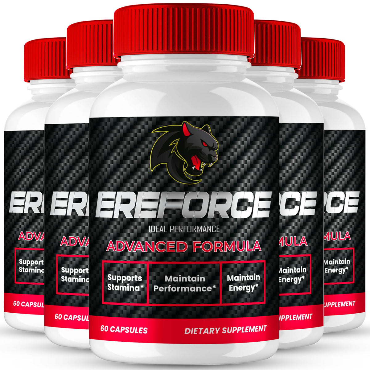 IDEAL PERFORMANCE Ereforce capsules in bottle for daily wellness