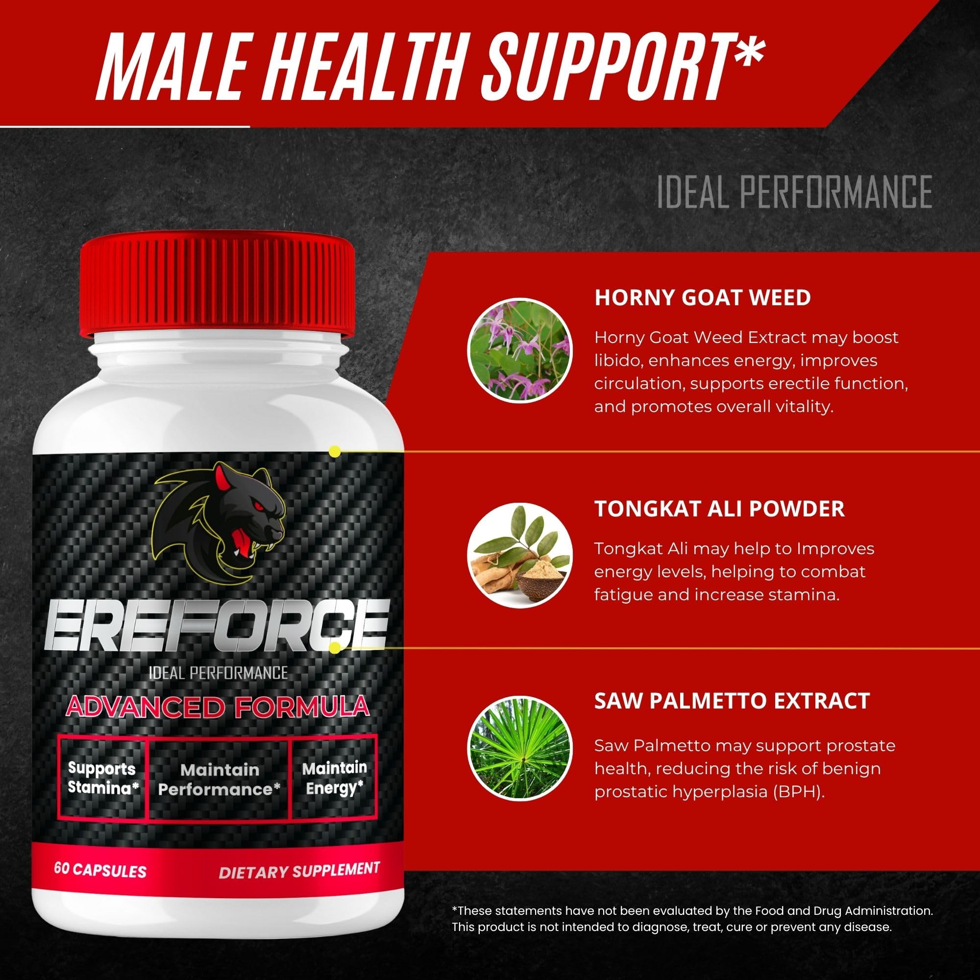 IDEAL PERFORMANCE Ereforce branding conveys trusted daily support