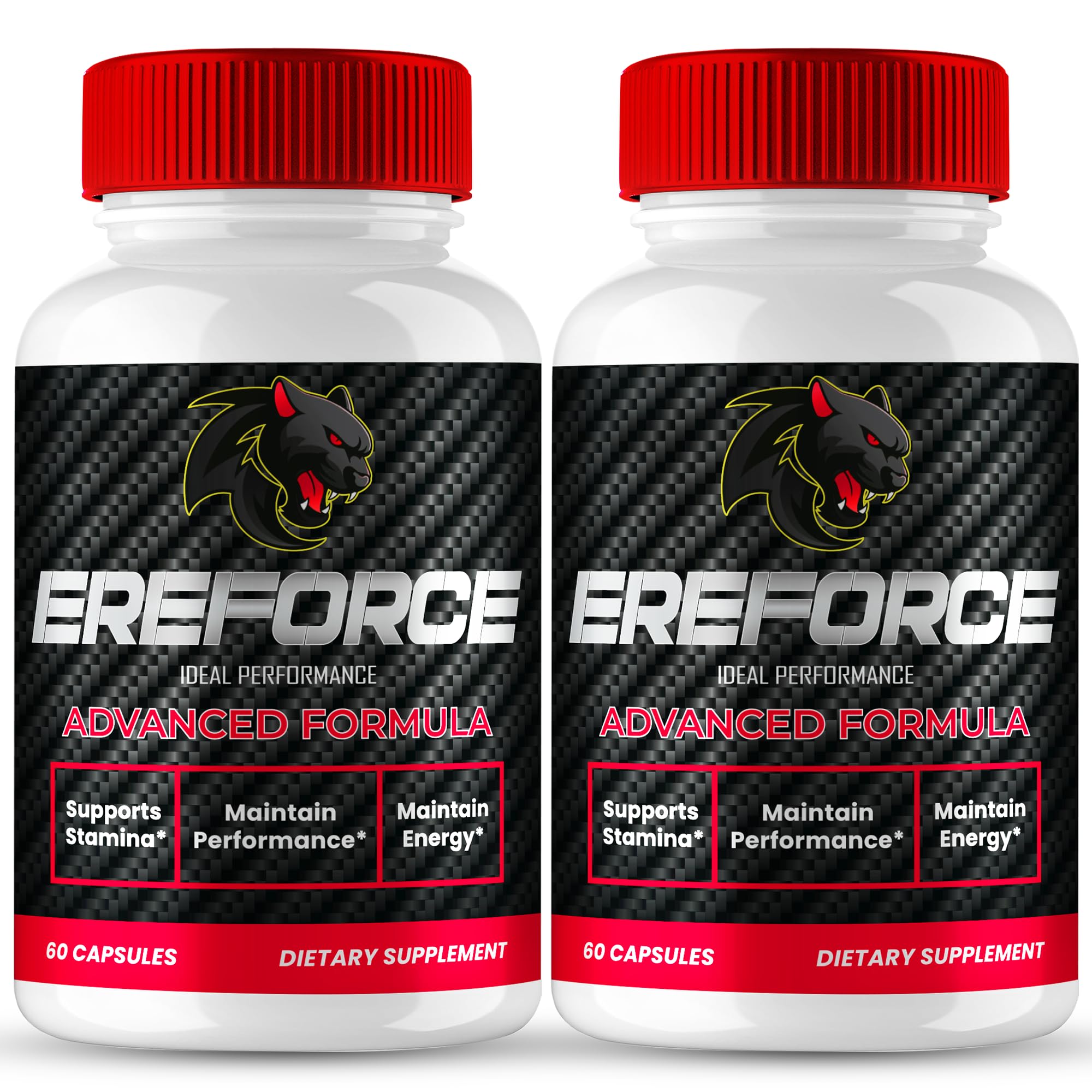 IDEAL PERFORMANCE Ereforce capsules pack front for daily wellness support.