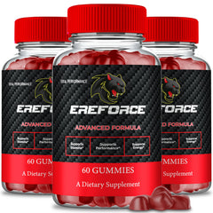 IDEAL PERFORMANCE Ereforce Gummies bottle front for daily wellness support
