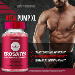 IDEAL PERFORMANCE Eros Bites gummies daily-use scene emphasizes routine fit.
