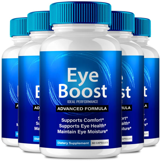 IDEAL PERFORMANCE Eye Boost bottle front view highlighting visual wellness for daily use.