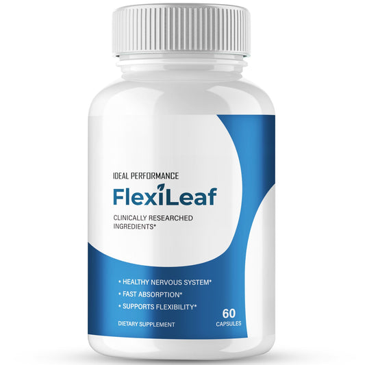 IDEAL PERFORMANCE Flexileaf bottle on table for daily joint support