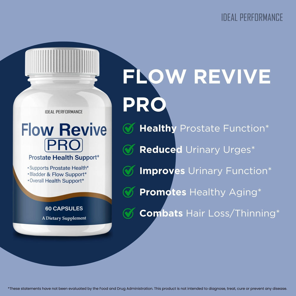 IDEAL PERFORMANCE Flow Revive three-pack box signaling value and ongoing use