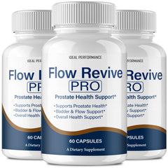 IDEAL PERFORMANCE Flow Revive pills bottle for daily wellness support