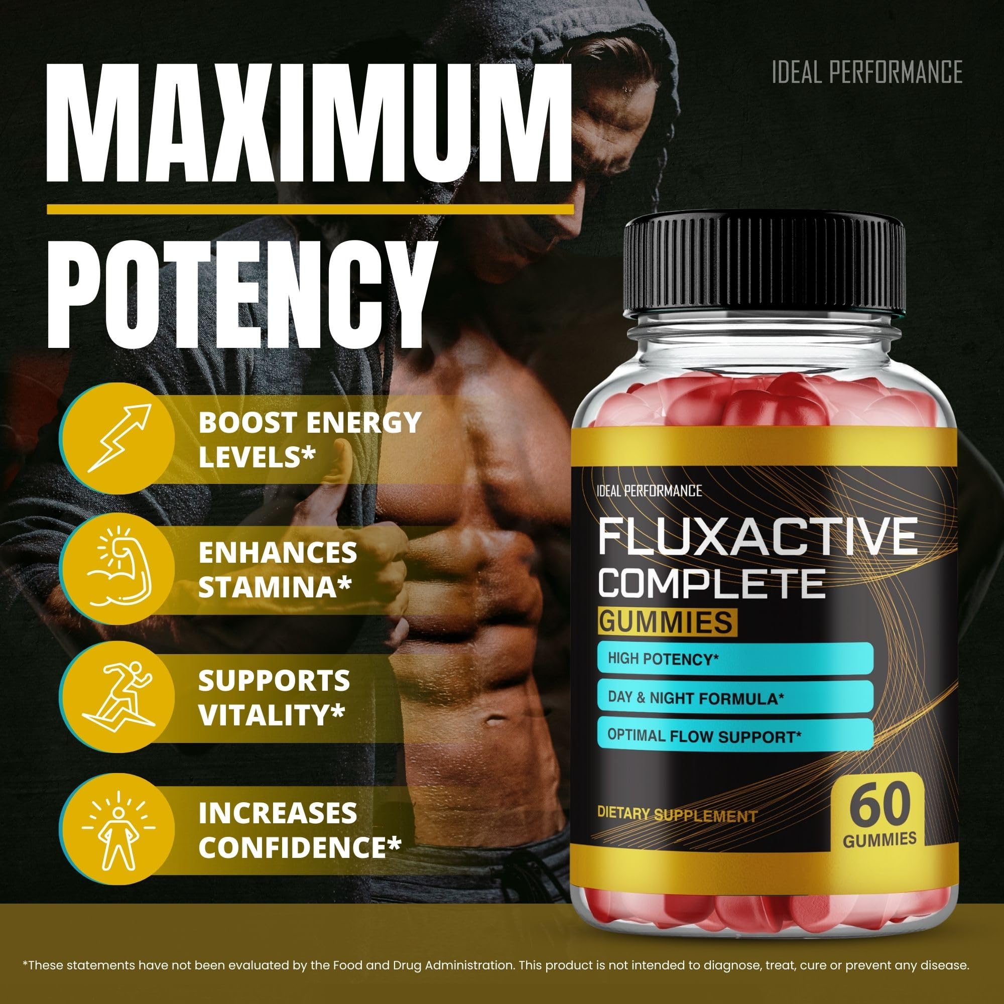 IDEAL PERFORMANCE Fluxactive Complete New Ingredients highlight updated formulation and options.