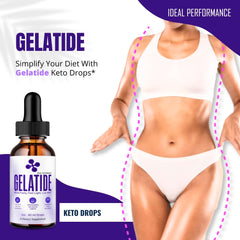 Gelatide Drops being poured into water for quick hydration.
