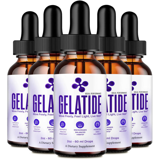 IDEAL PERFORMANCE Gelatide Drops packaging close-up for convenient on-the-go dosing.