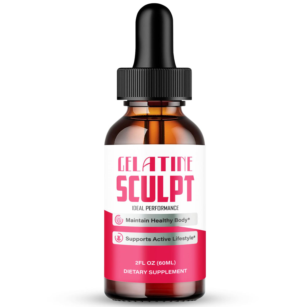IDEAL PERFORMANCE Gelatine Sculpt Drops bottle for daily use in an active lifestyle