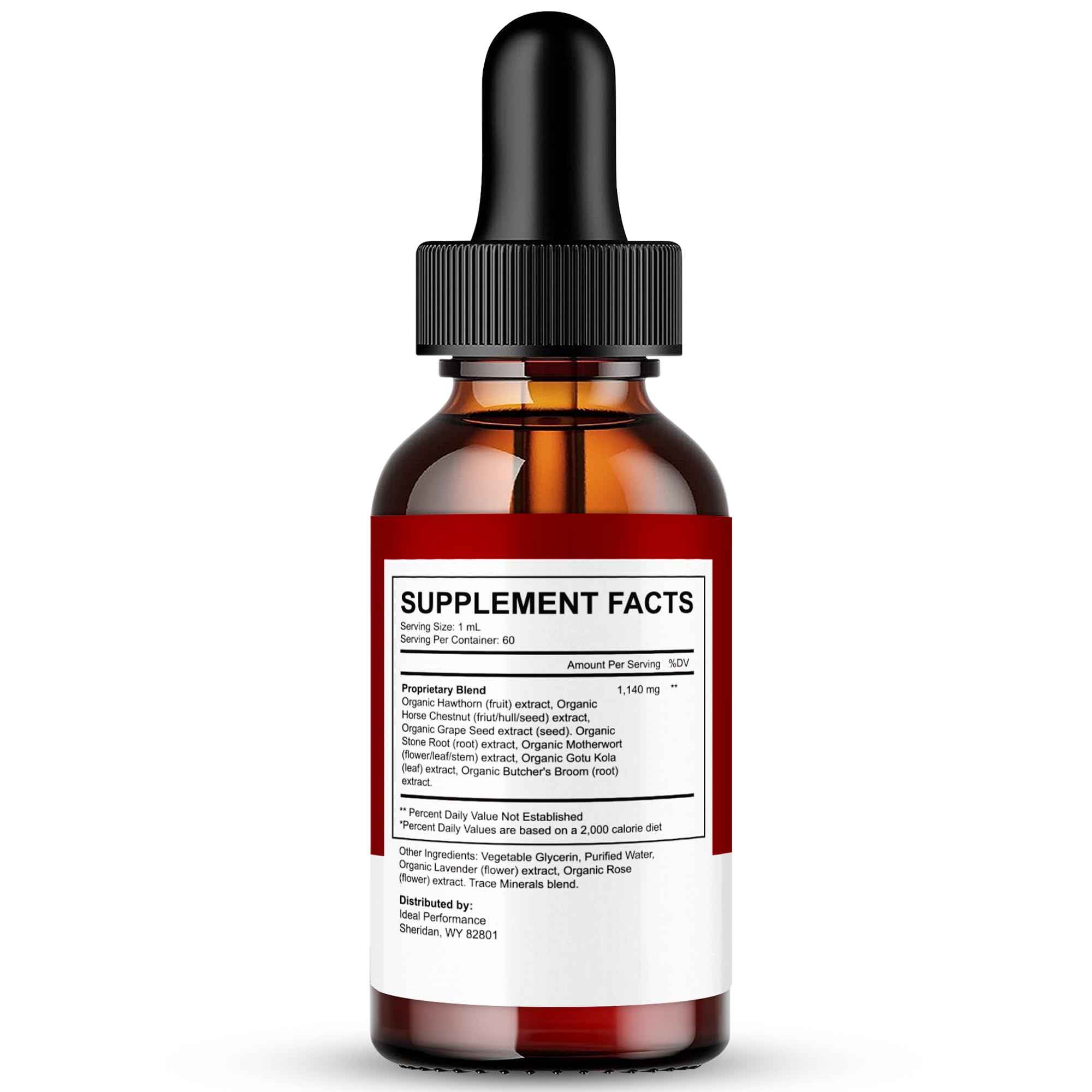IDEAL PERFORMANCE Gluco Vita Pure Drops pour showing quick measurement.