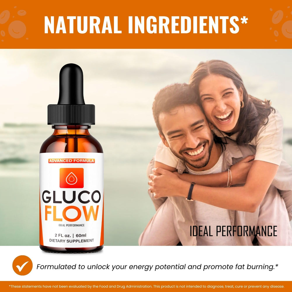 IDEAL PERFORMANCE GlucoFlow Drops in use with water supports a simple routine.