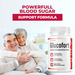 Glucofort bottle on desk suggesting everyday routine