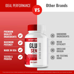 GlucoSense capsules pour-friendly bottle scene supports easy daily use.