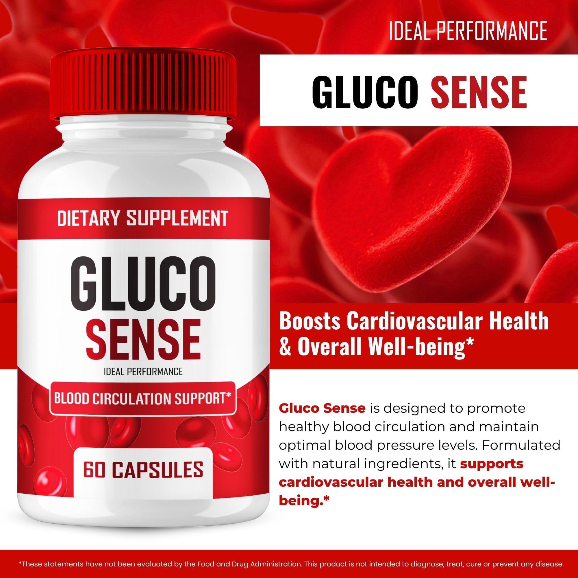GlucoSense label detail reveals ingredients for informed choices.