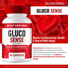 GlucoSense label detail reveals ingredients for informed choices.